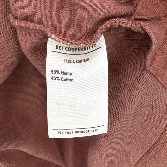 REI Wallace Lake Fleece Pullover Womens Small Rose Sunfade Clay Hemp Funnel Neck - Picture 11 of 16